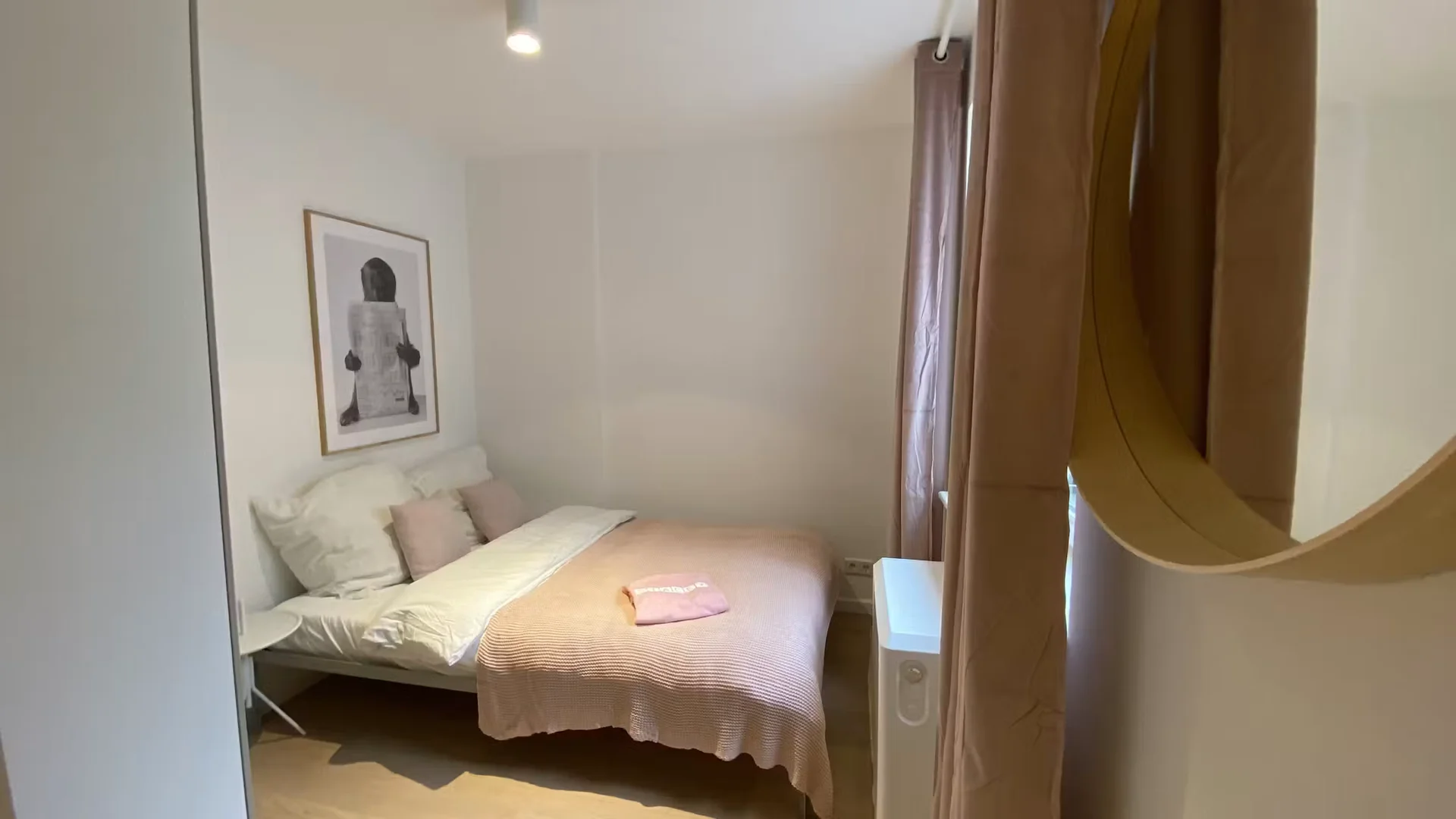 Student room in  with study area and shared facilities