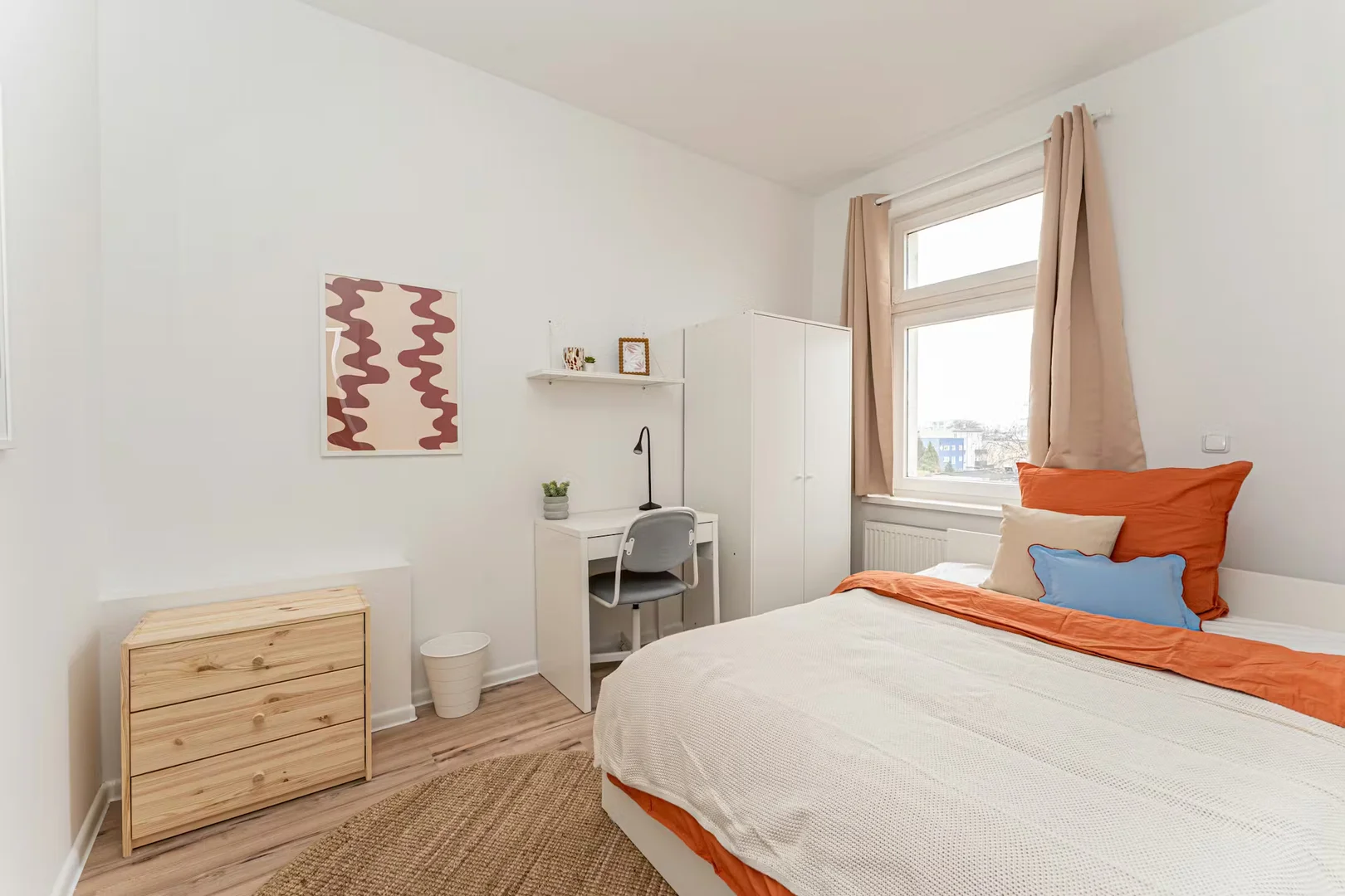 Quarto amigo do estudante em  com comodidades modernas