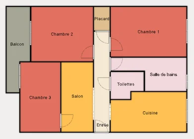 Chambre privée en résidence à 8 Boulevard Sérurier, image 9 de 9