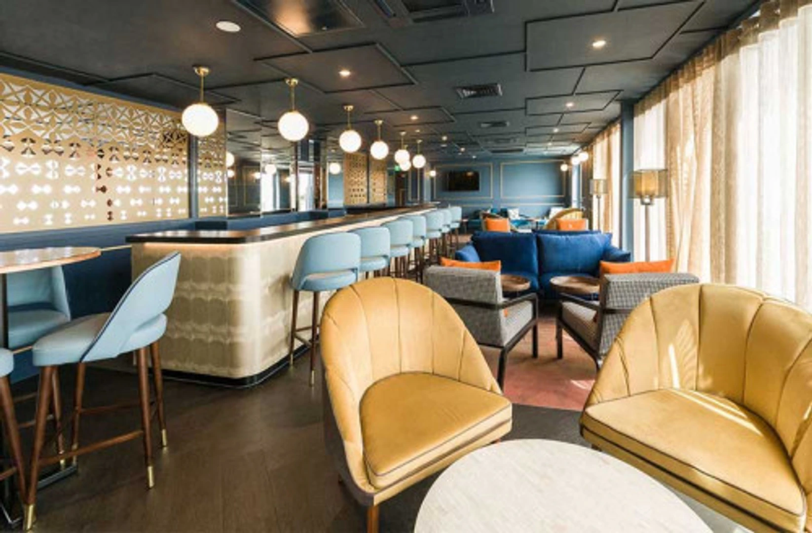 Student room in  with study area and shared facilities