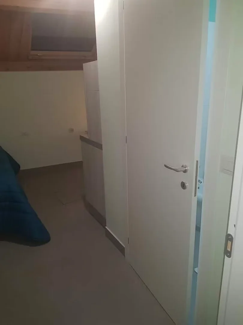 Pokój studencki w z miejscem do nauki i wspólnymi udogodnieniami