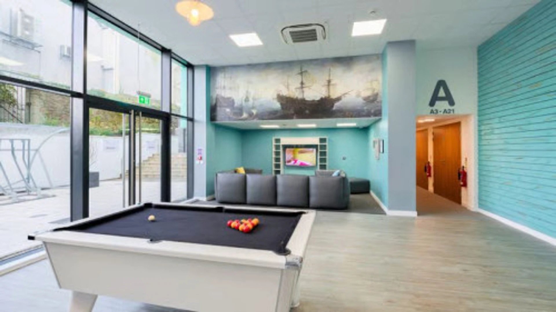 舒适的学生公寓，位于