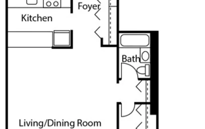 Estudio en residencia en 72, Staniford St., Unit 7B, West End, Boston, MA, 02114, imagen 3 de 3