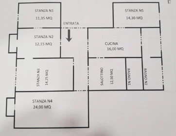 Stanza privata in C.so Vittorio Emanuele II, immagine 21 di 23