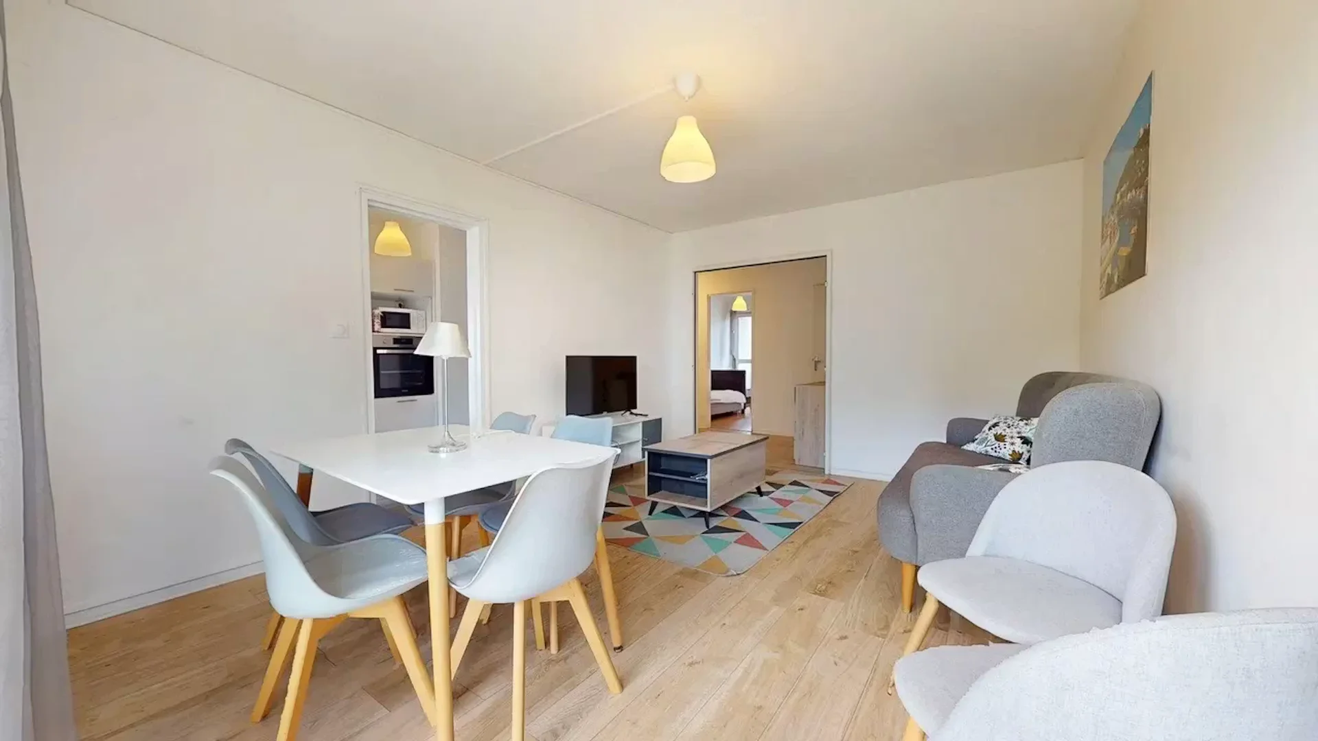 Chambre à louer dans un appartement d'étudiant à , entièrement meublée