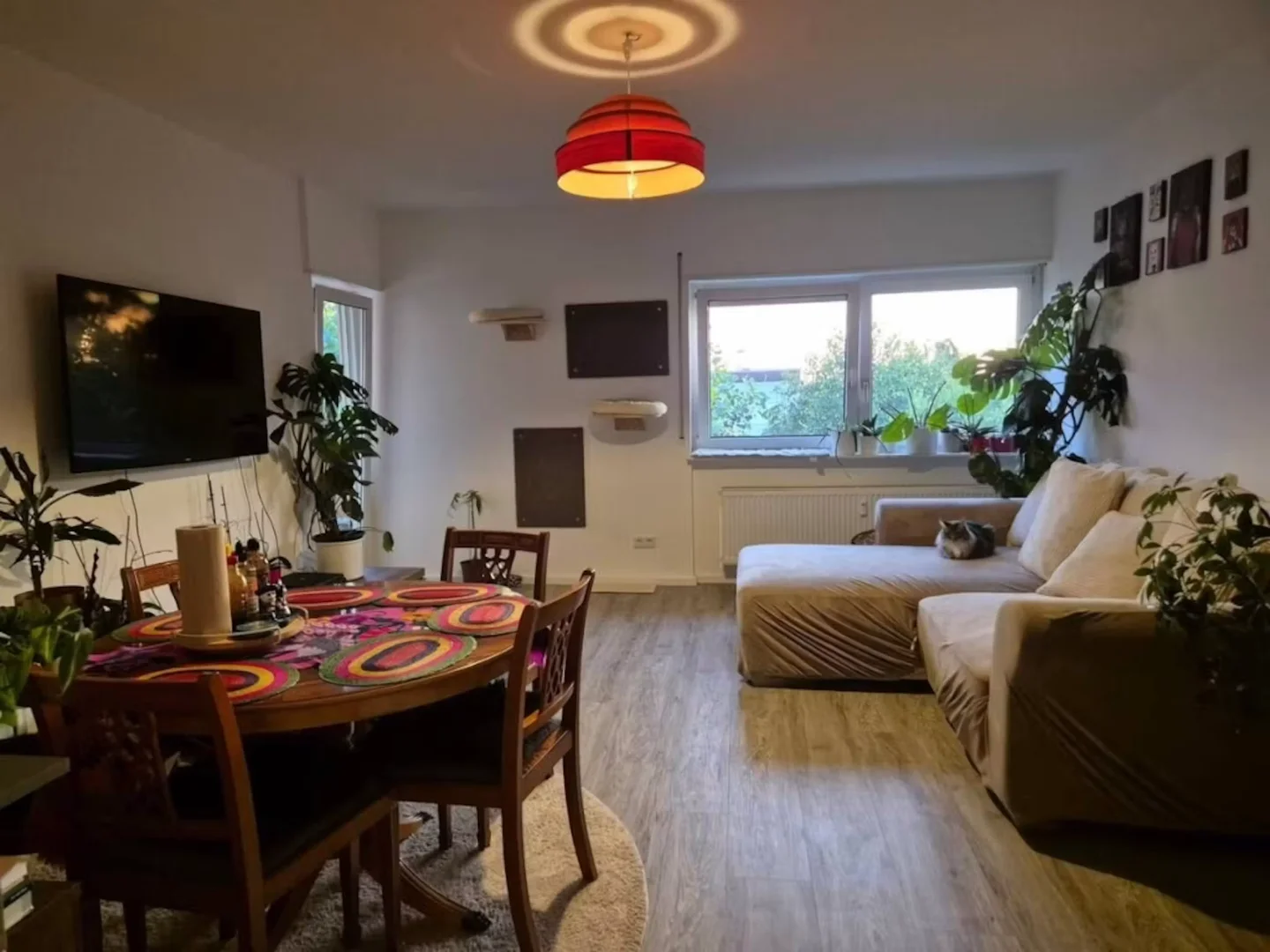 Habitación estudiantil luminosa y aireada con fácil acceso a la universidad en 