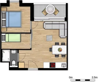 Entire apartment at Varsenareweg, Jabbeke, image 5 of 10