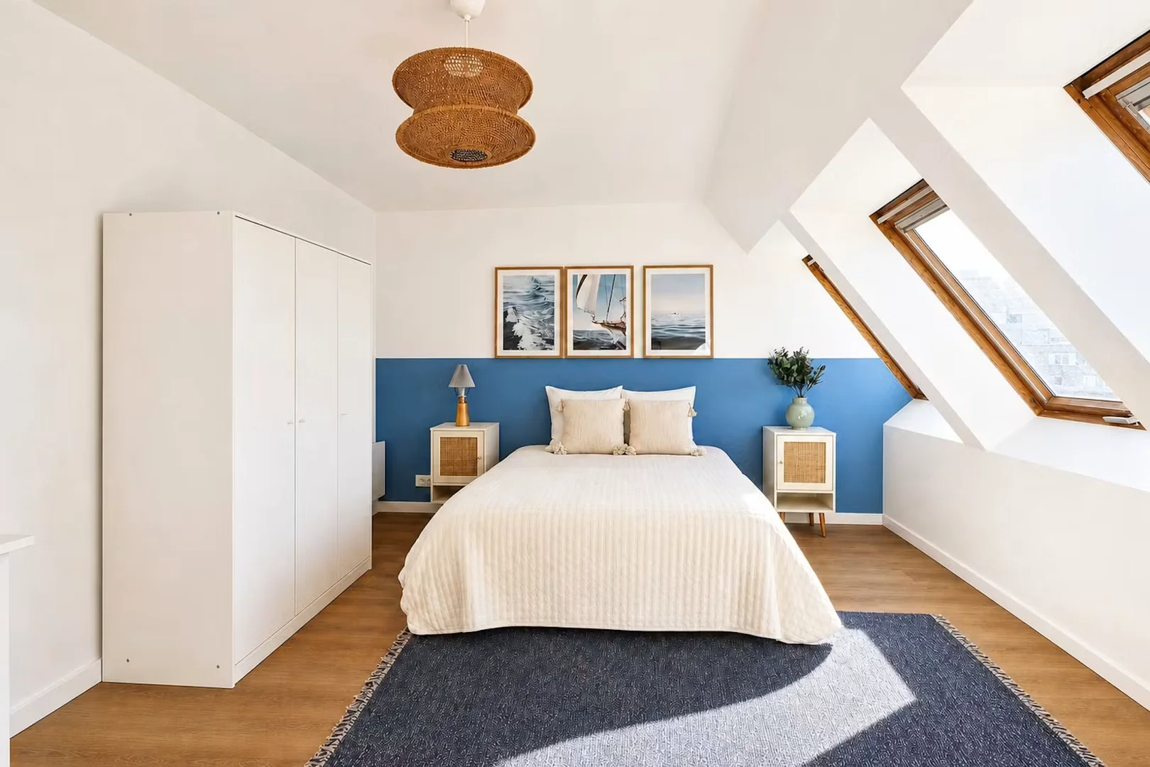 Habitación asequible para estudiantes con buena iluminación en 