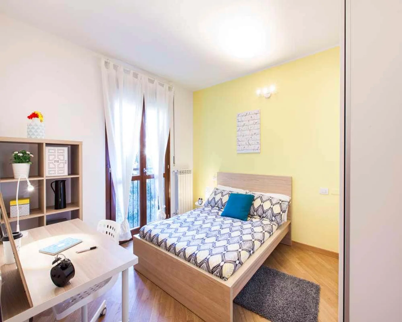 Affordable room for students with ample lighting in 