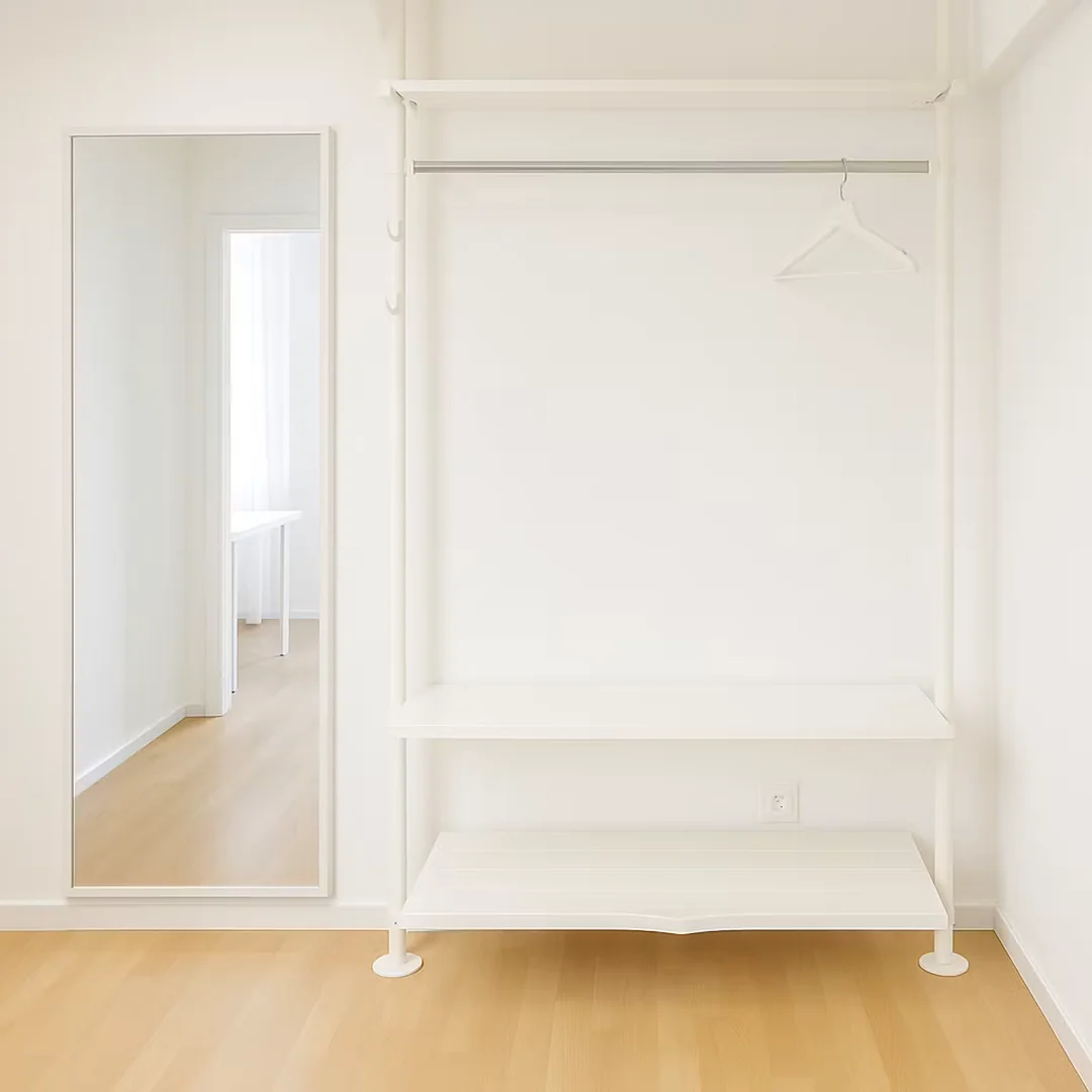 'de öğrenci dairesinde, tamamen mobilyalı kiralık oda