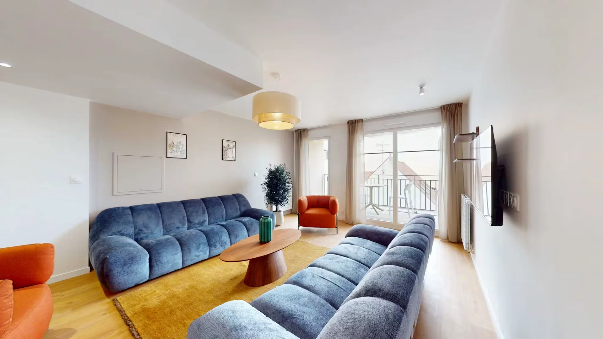 Chambre à louer dans un appartement d'étudiant à , entièrement meublée