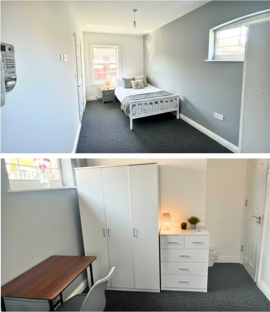 Habitación estudiantil económica cerca del campus en 