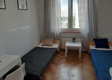 Stanza in condivisione in un appartamento di 3 camere da letto Varsavia
