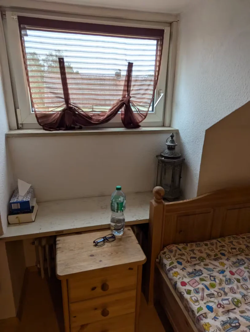 Affordable room for students with ample lighting in 