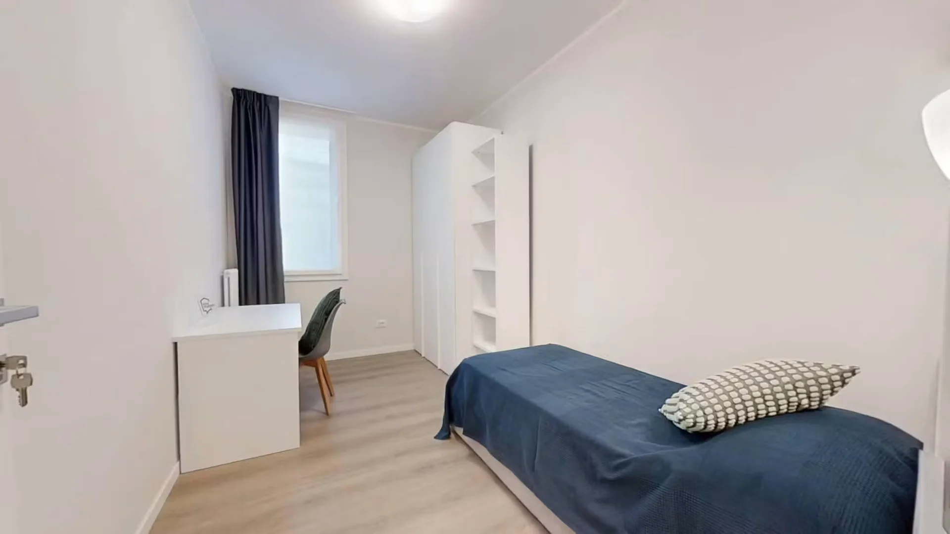 Affordable room for students with ample lighting in 