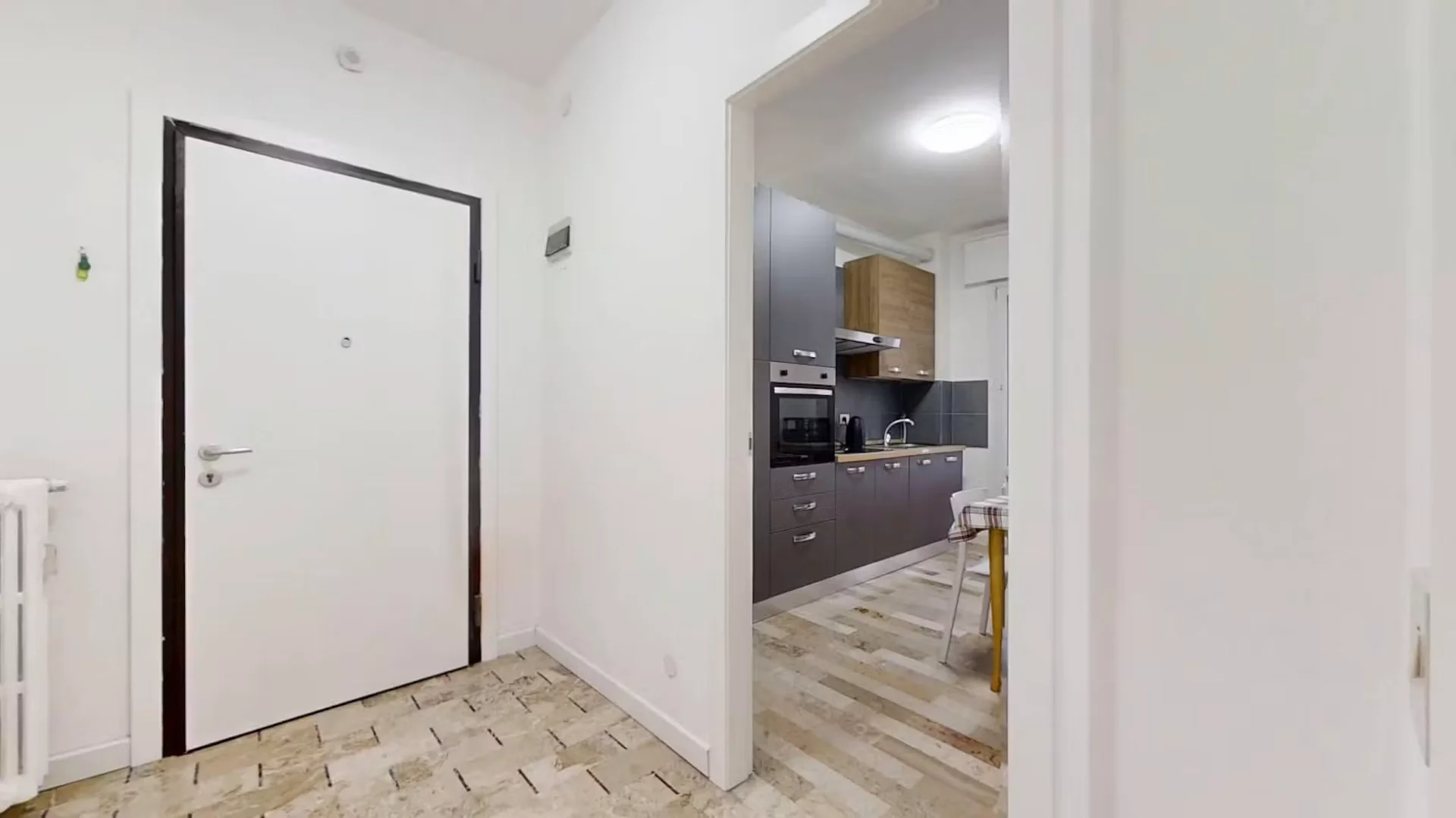 Quarto amigo do estudante em com comodidades modernas
