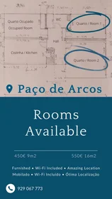 Stanza privata in Rua José Pedro da Silva, Paço de Arcos, immagine 10 di 10