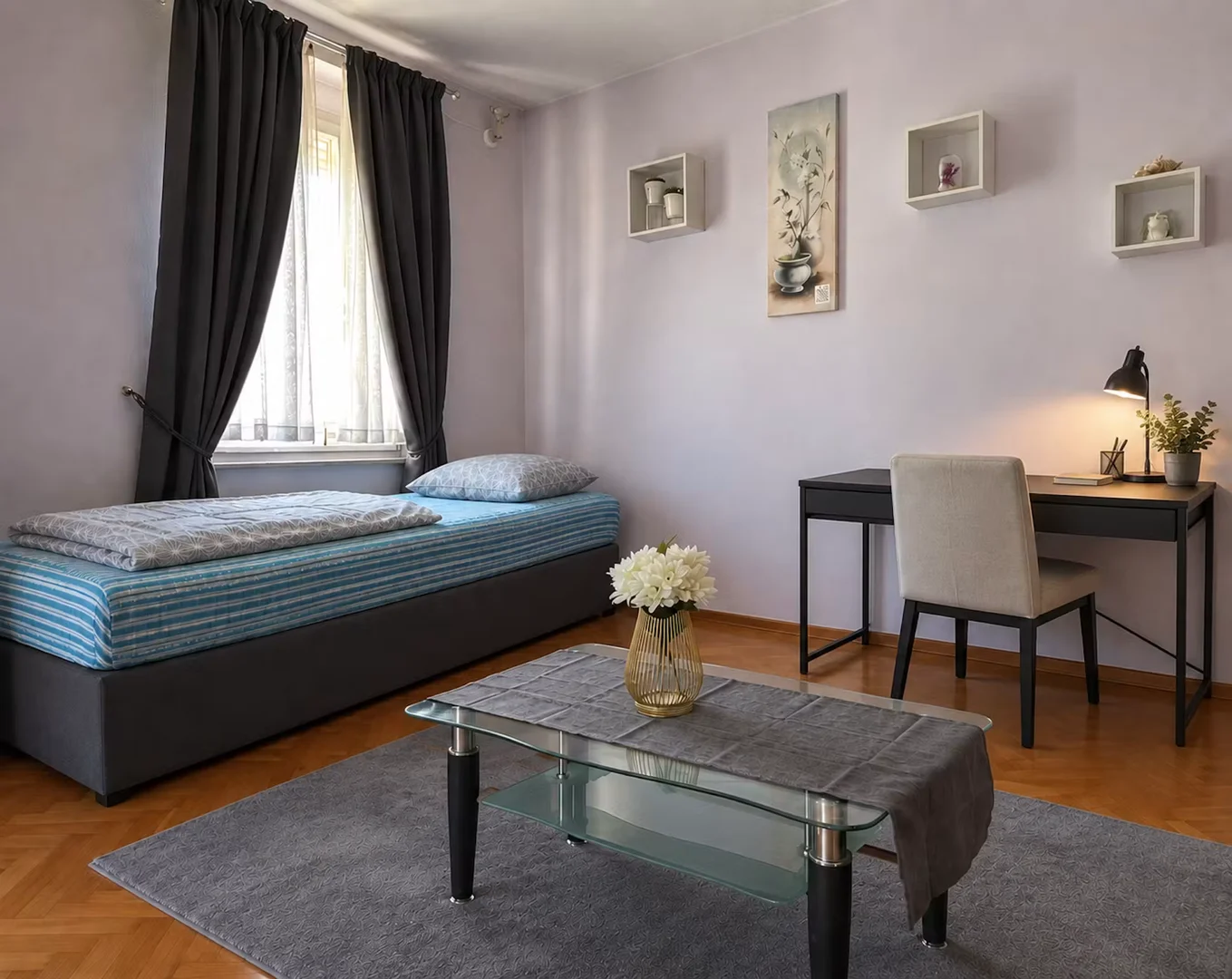 Chambre à louer dans un appartement d'étudiant à , entièrement meublée