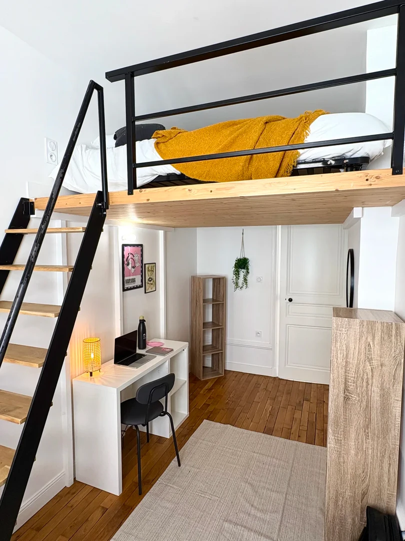 经济实惠的学生房间，在有充足的照明