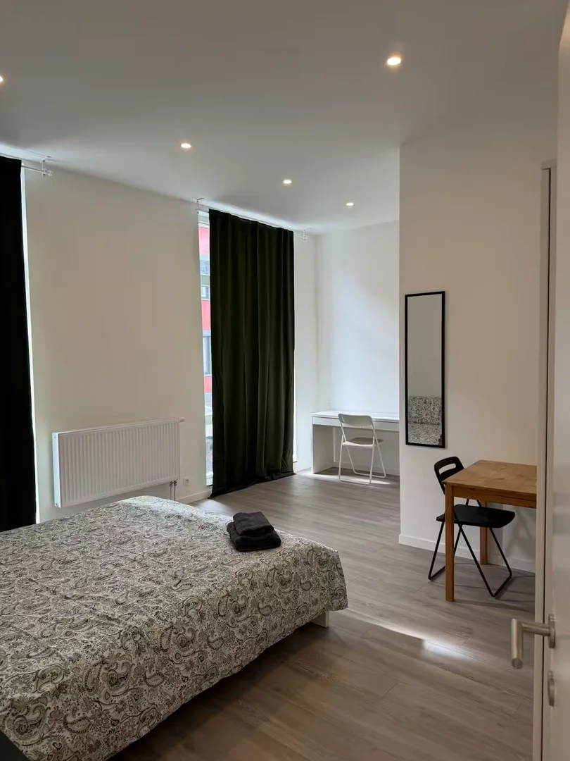 Affordable room for students with ample lighting in 