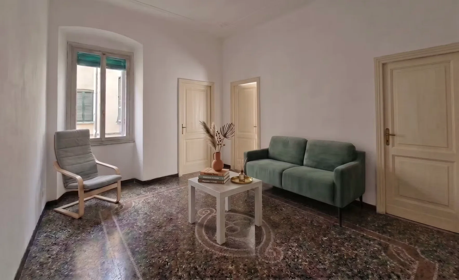 Habitación estudiantil funcional perfecta para estudiar en 