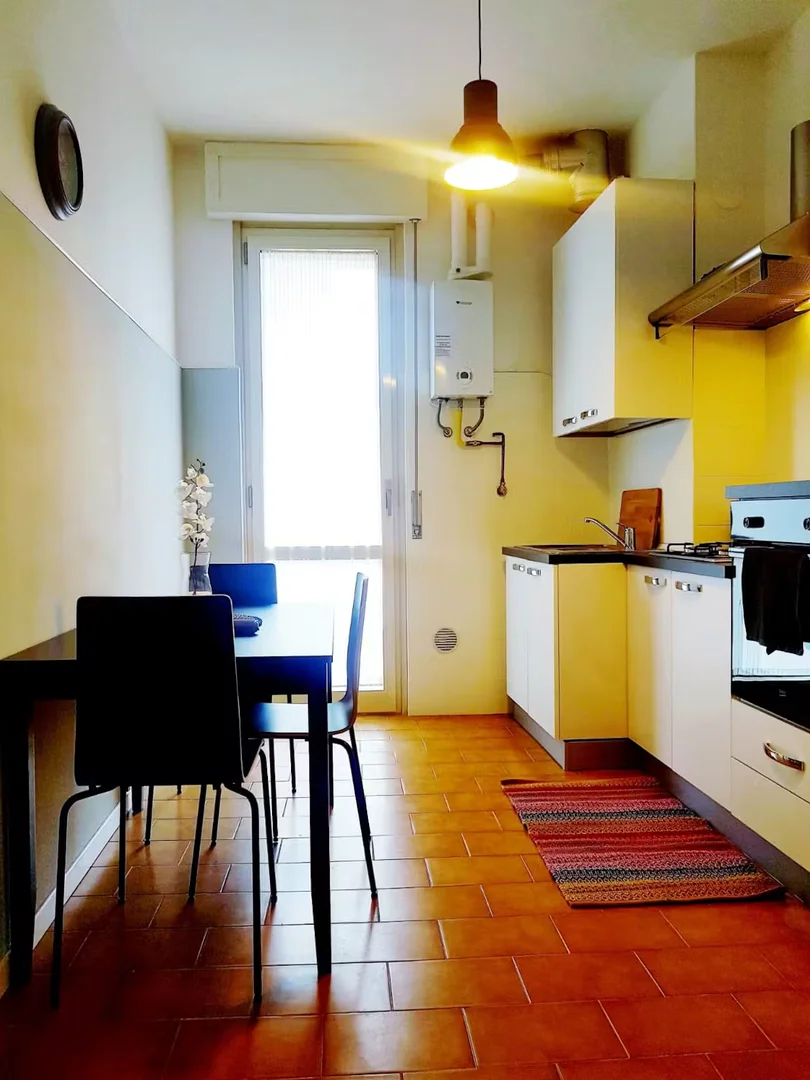 Student room in  with study area and shared facilities