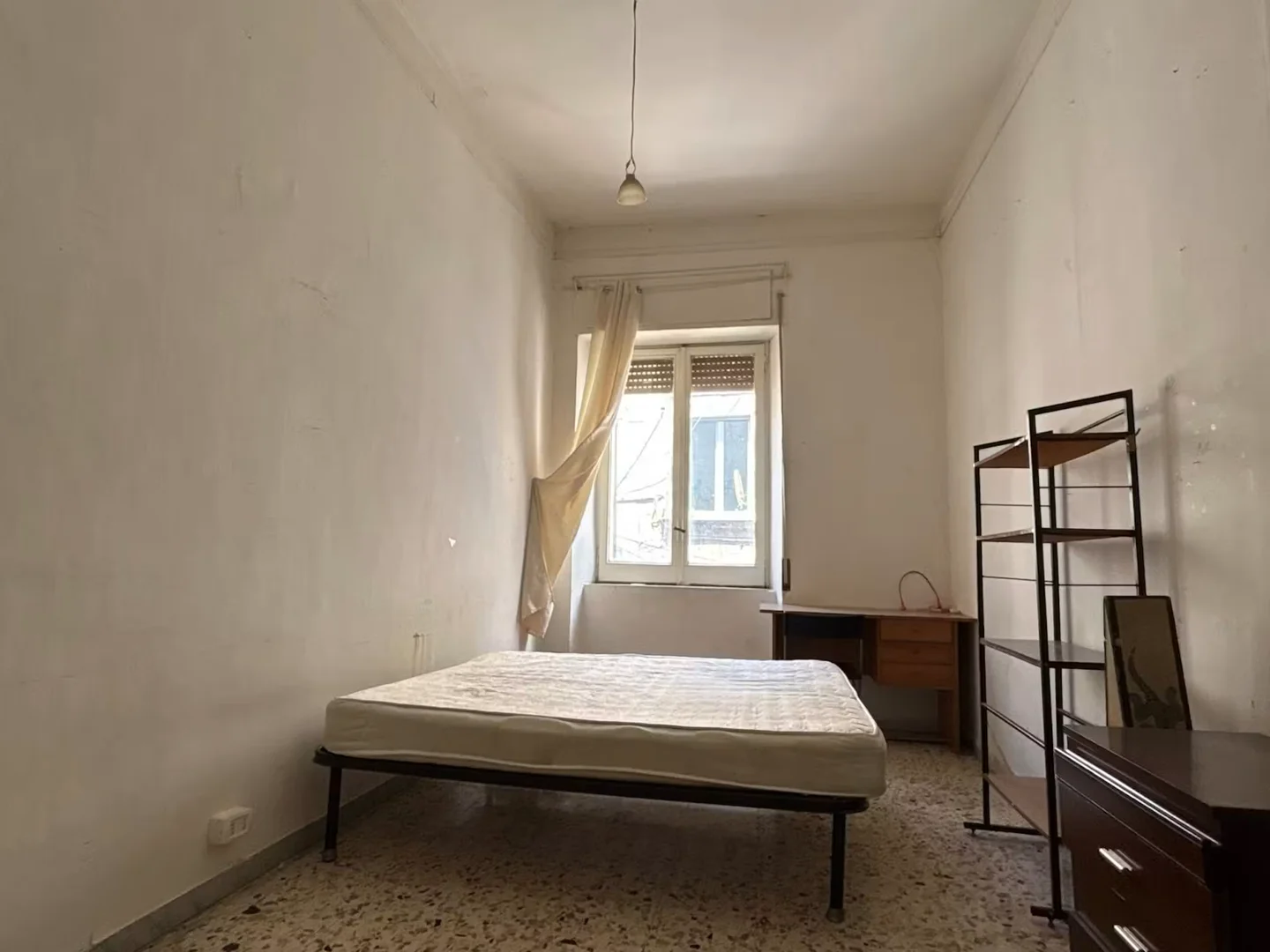 Stanza economica per studenti con ampia illuminazione in 