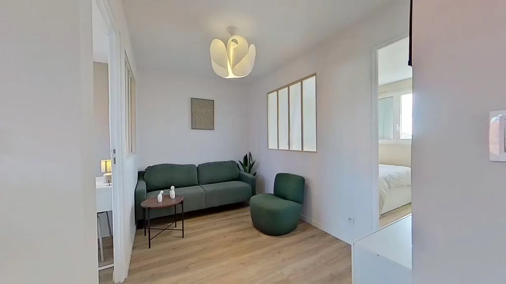 Chambre à louer dans un appartement d'étudiant à , entièrement meublée