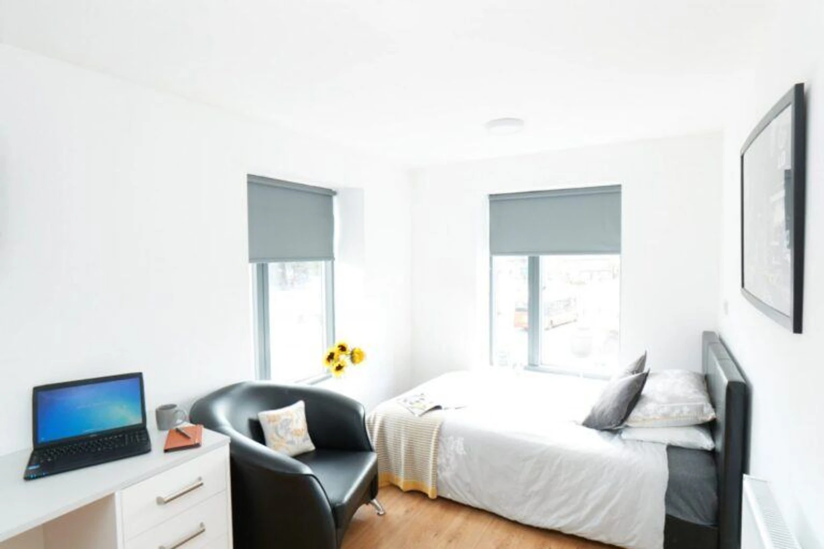 Compact studio apartment ideal for students in