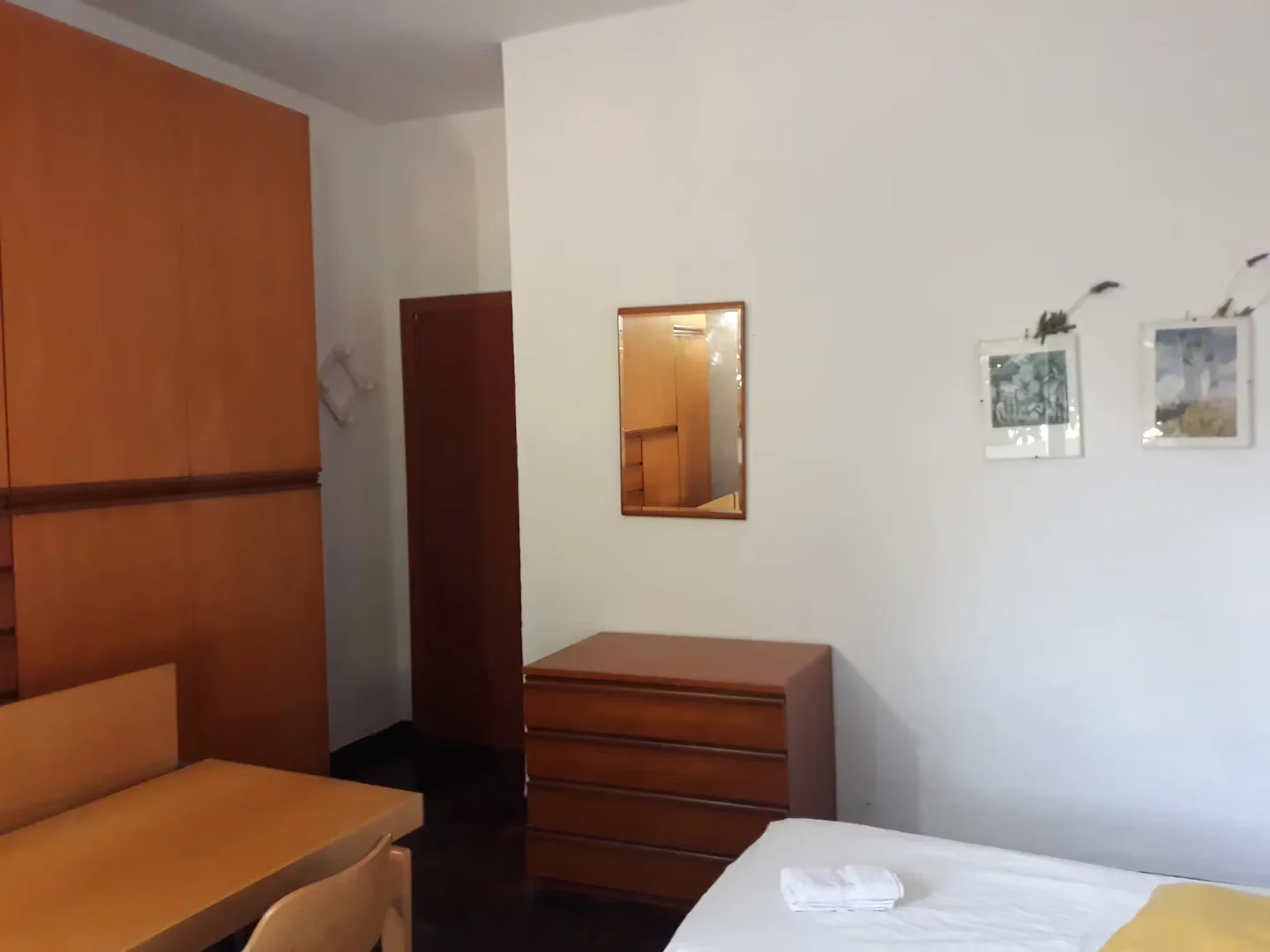 Chambre abordable pour les étudiants avec un bon éclairage dans 