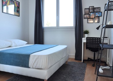 Chambre à louer avec lit double Nantes
