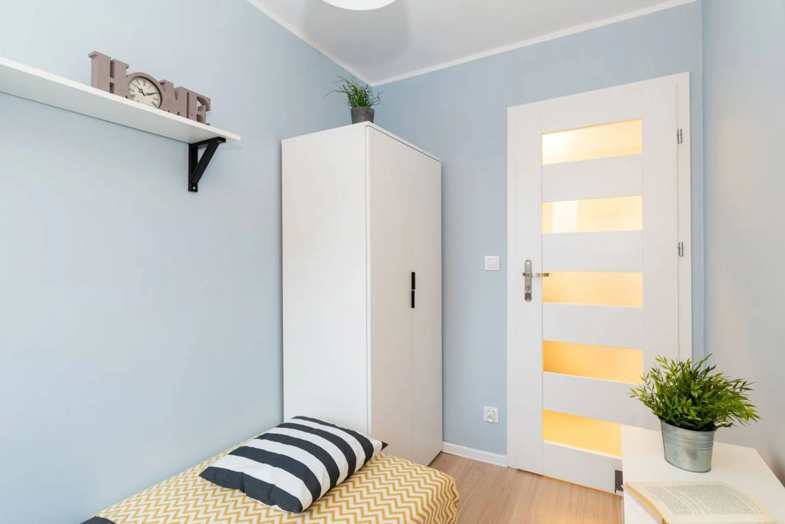 Student room in  with study area and shared facilities