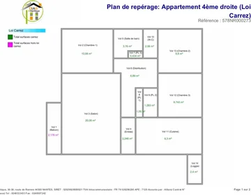 Özel oda konumu Rue de l'Hippodrome, Nantes Nord, 9 9 görüntüsü