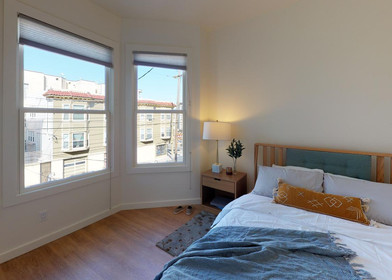San Francisco de çift kişilik yataklı kiralık oda