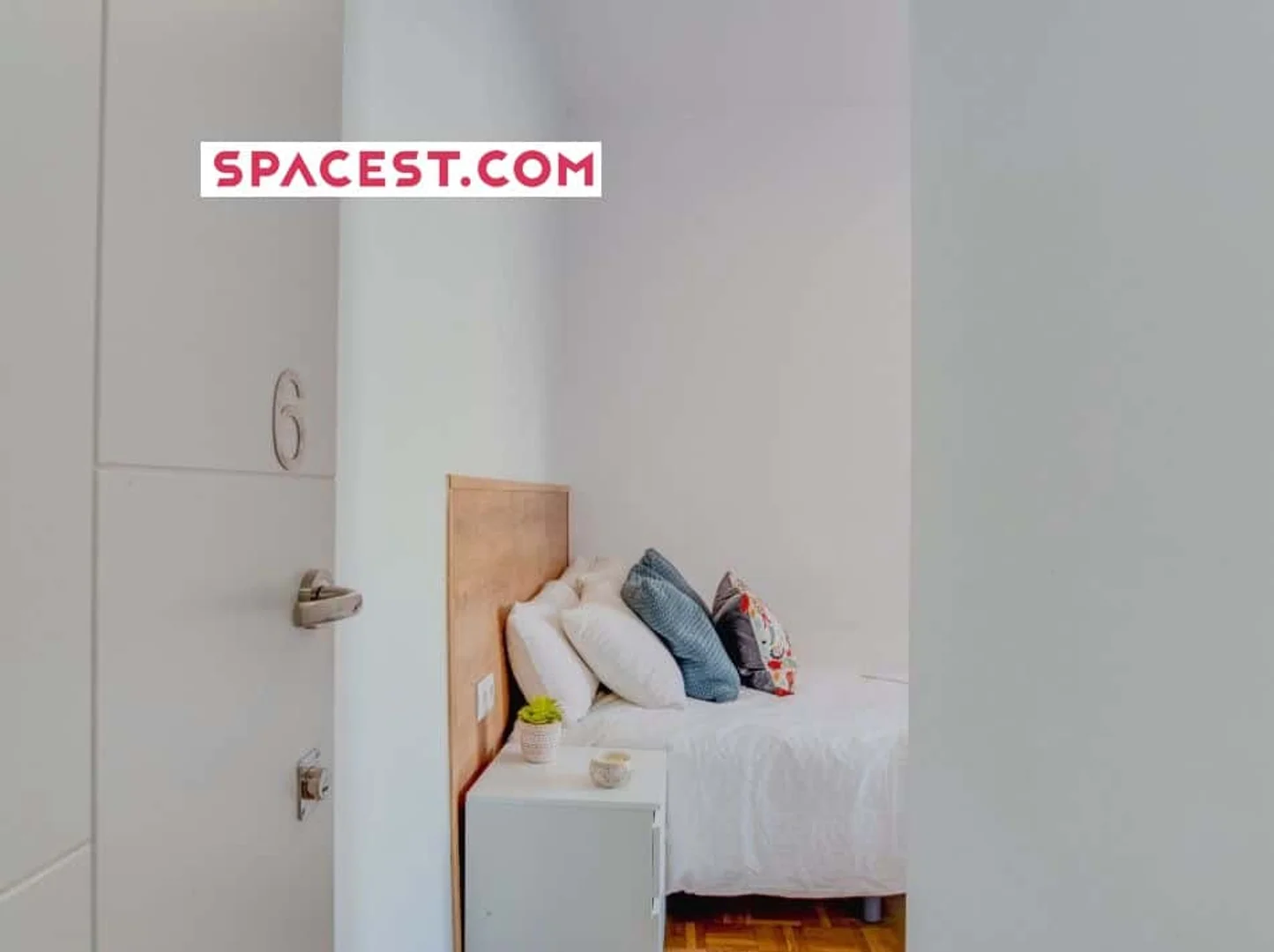 Habitación acogedora para estudiantes disponible en