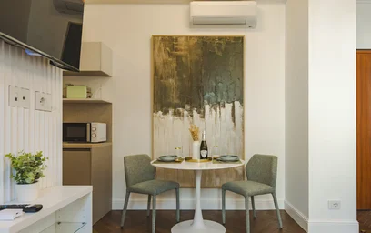 {area} de tamamen mobilyalı daire