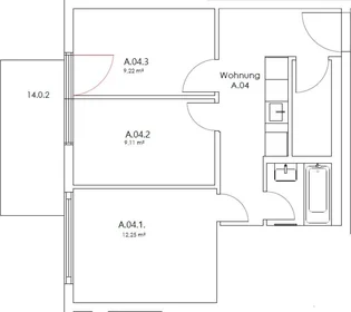 Özel oda konumu Nazarethkirchstraße 51 (Aufgang A) , 13347 Berlin, Germany, 4 20 görüntüsü