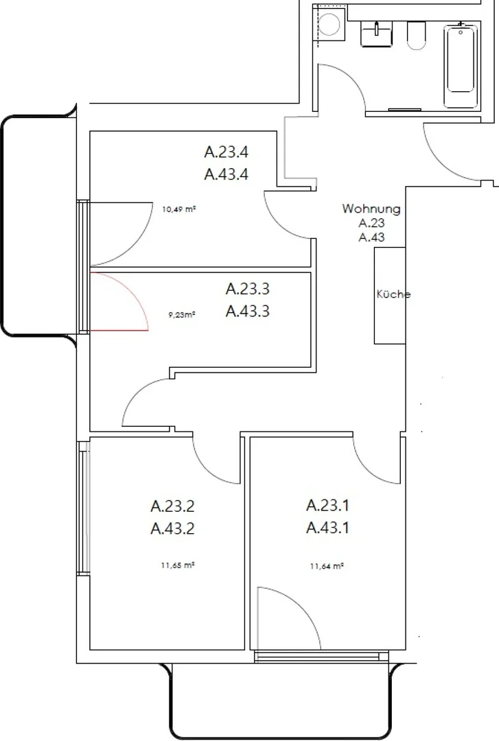 功能齐全的学生公寓，非常适合在学习