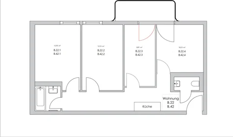 Privatzimmer in der Nazarethkirchstraße 51 (Aufgang B) , 13347 Berlin, Germany, bild 1 von 21