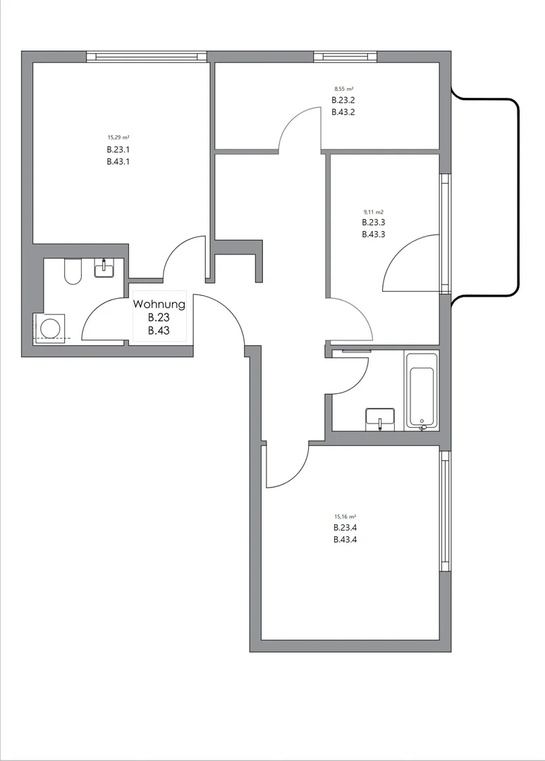 Student-friendly room in  with modern amenities