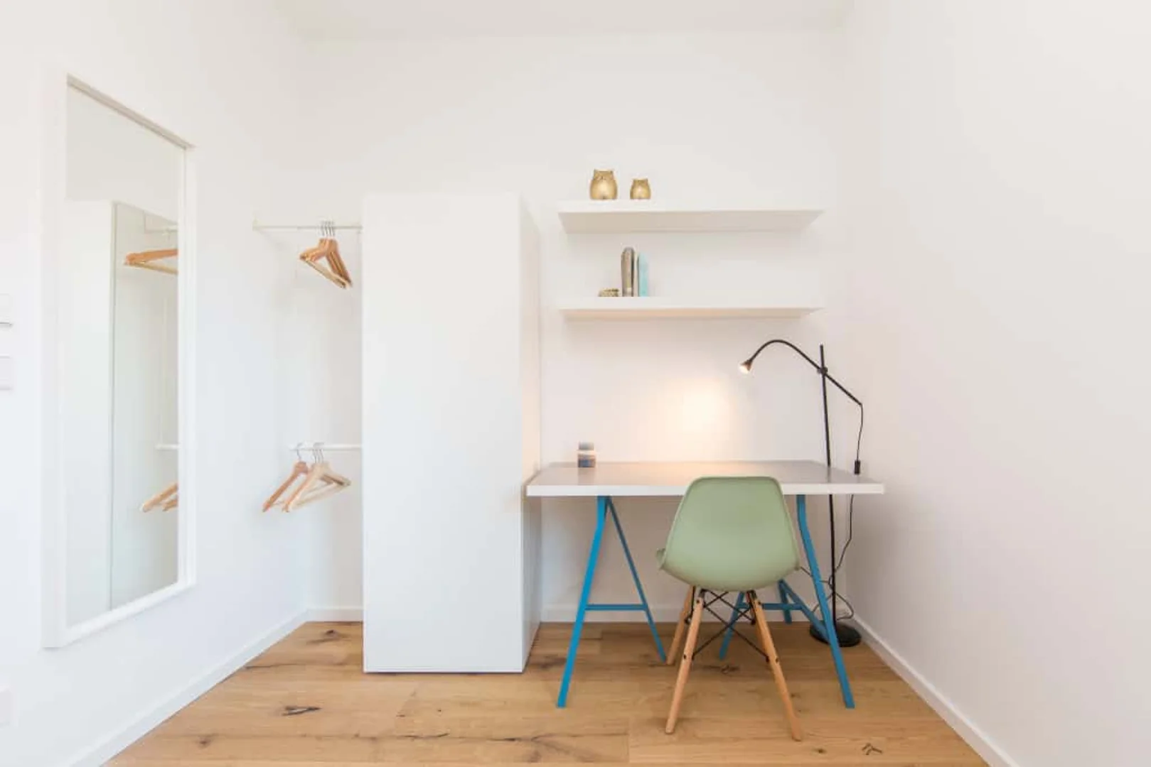 Affordable room for students with ample lighting in 