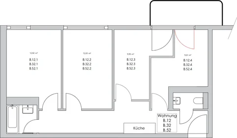 Stanza privata in Nazarethkirchstraße 51 (Aufgang B) , 13347 Berlin, Germany, immagine 4 di 21