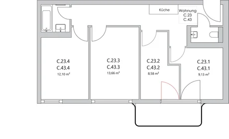 Privatzimmer in der Nazarethkirchstraße 51 (Aufgang C) , 13347 Berlin, Germany, bild 4 von 21