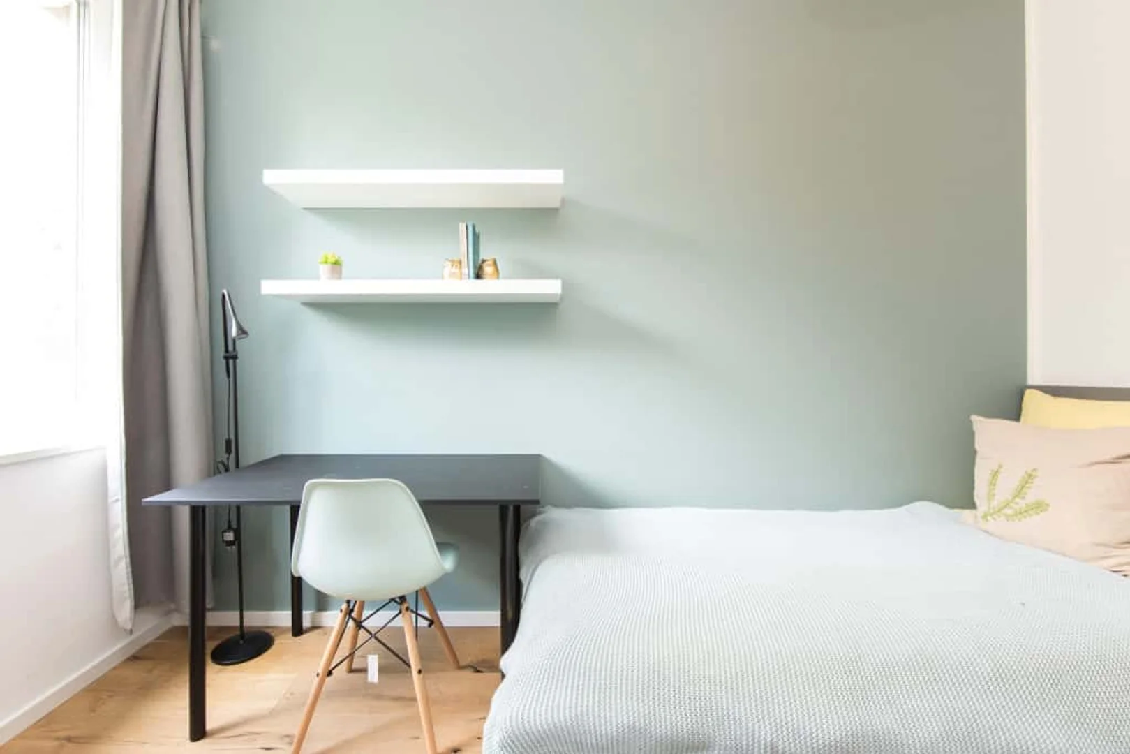 Student room in  with study area and shared facilities