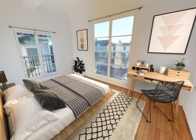 Los Angeles de çift kişilik yataklı kiralık oda