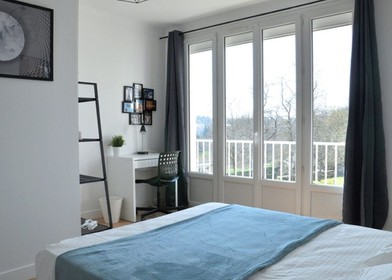 Pokój do wynajęcia z podwójnym łóżkiem w Nantes