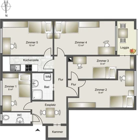 Habitación privada en Bruno-Walter-Ring 24, 81927 München, Germany, imagen 8 de 17