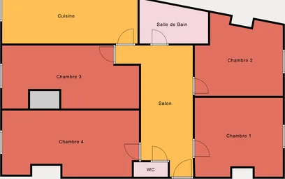 Private room in residence at 76 Cours Gambetta, image 10 of 10