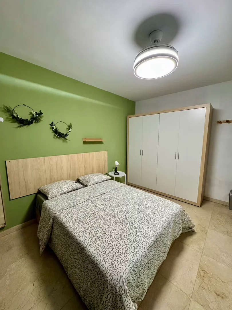 Stanza economica per studenti con ampia illuminazione in 