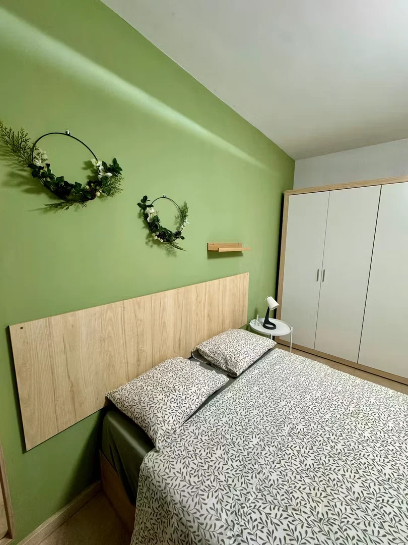 Stanza economica per studenti con ampia illuminazione in 
